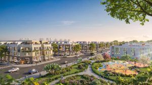 Vinhomes Green City tích hợp đầy đủ chức năng sống và thương mại. Ảnh phối cảnh